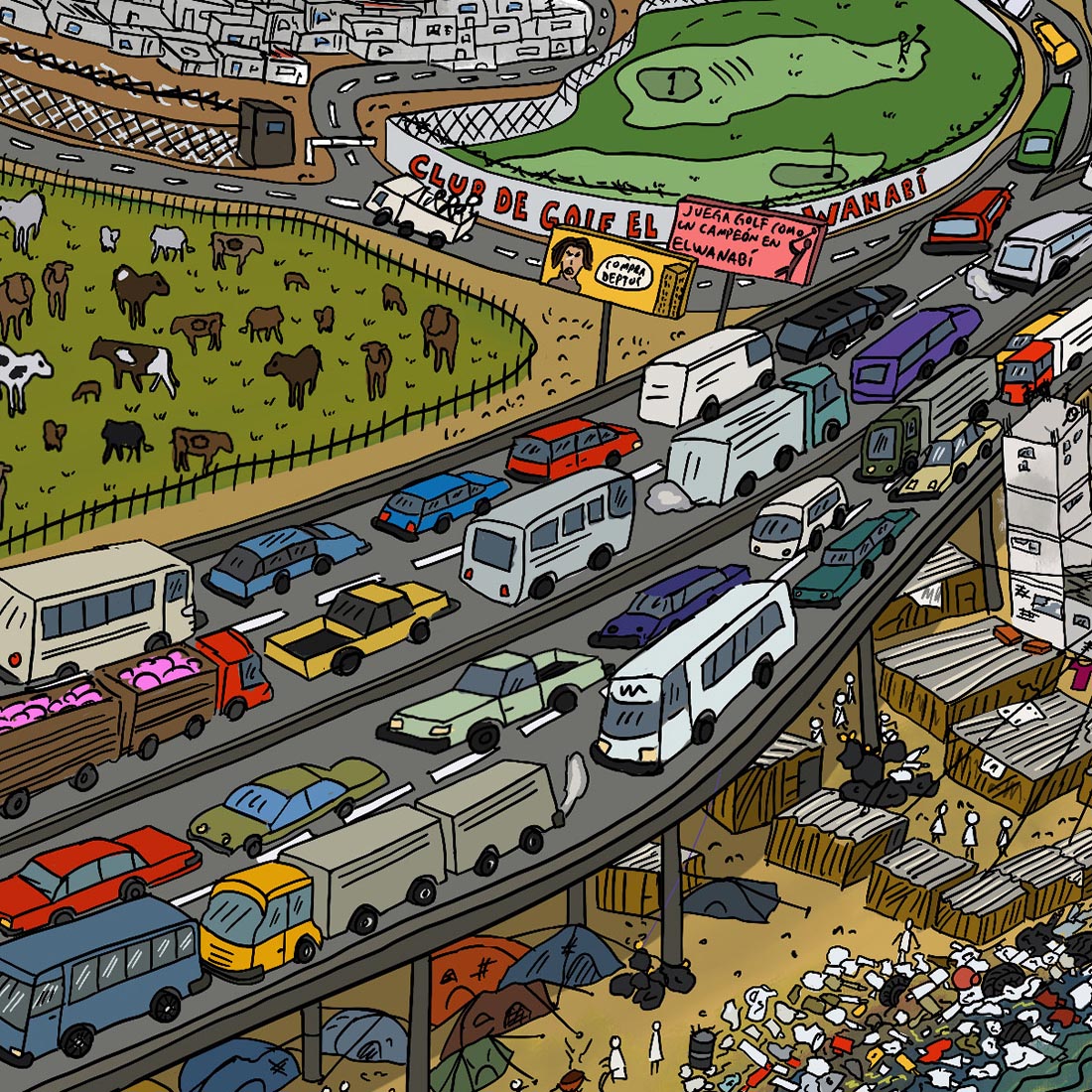 Transport – dystopia, detail